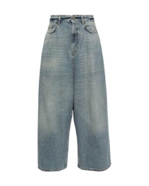 Balenciaga Blue Wide-Leg Jeans