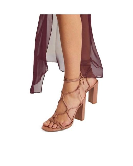 Gianvito Rossi Pink Solid Color Leather Sandals
