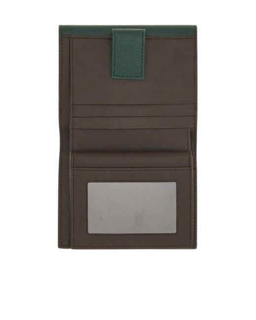 Ferragamo Green Ferragamo Gancini Compact Wallet