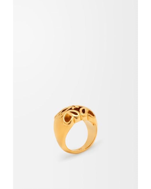Loewe Metallic Logo Ring