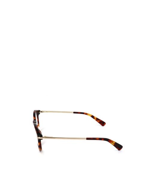 Longchamp White Oval Frame Glasses