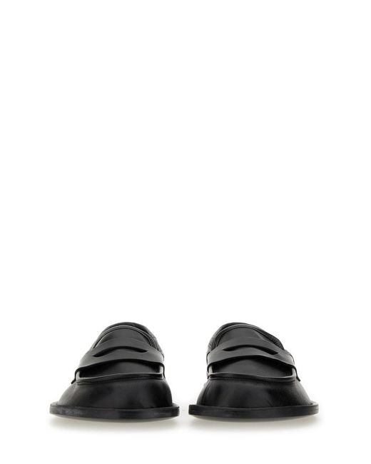Moschino Black Round-Toe Slip-On Loafers for men