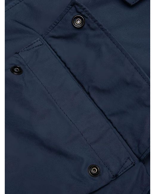 Stone Island Blue Patch-Pocket Field Jacket for men