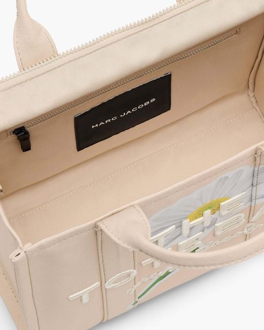 Marc Jacobs Multicolor The Daisy Script Medium Tote Bag