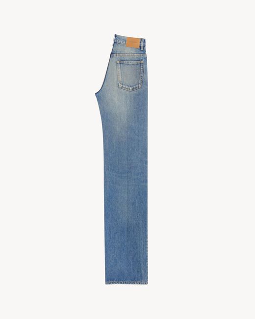 Saint Laurent Blue Yves Flared Jeans