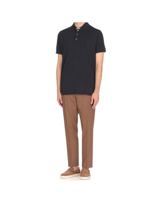 Fay Blue Classic Polo Shirt for men