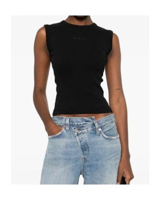 Axel Arigato Black Round-Neck Vest