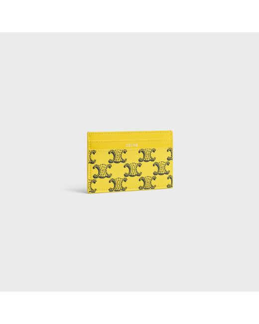 Céline Yellow Card Holder for men