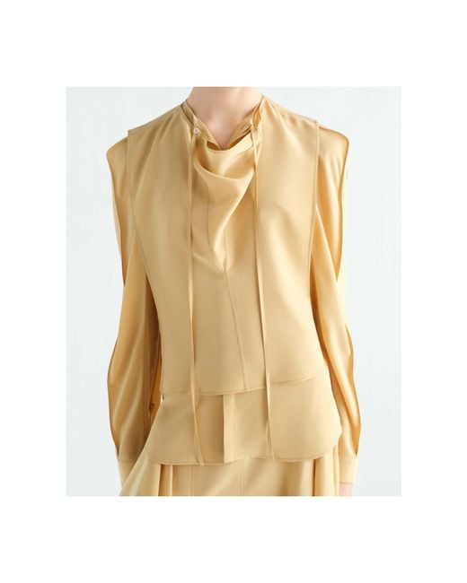 Lemaire Metallic Layered Blouse