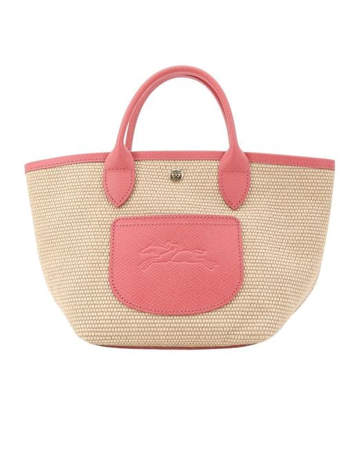 Longchamp Pink Le Pliage Collection Xs Basket Bag