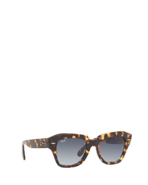 Ray-Ban White State Street Square Frame Sunglasses for men