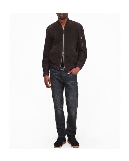 Tom Ford Black Baseball-Collar Bomber Jacket for men