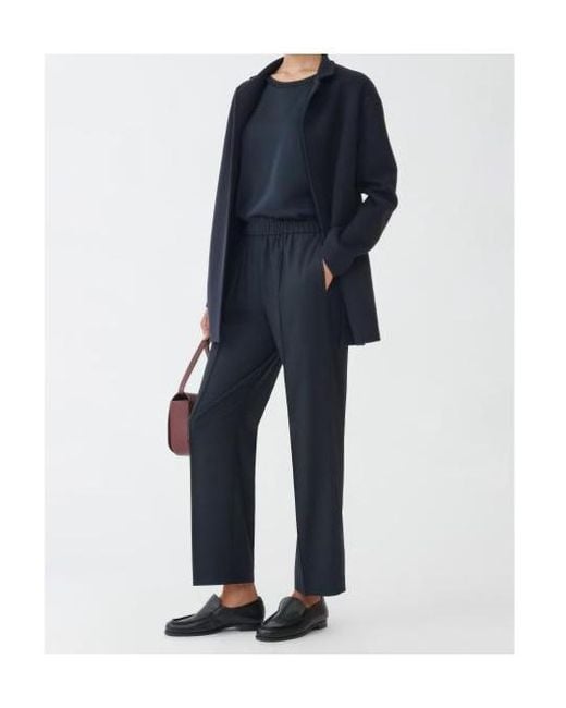 Fabiana Filippi Blue Long-Sleeved Coat
