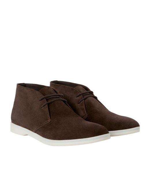 Loro Piana Brown Desert Walk Boots for men