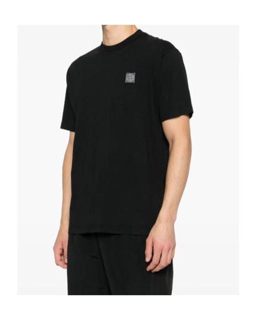 Stone Island Black T-Shirts & Vests for men
