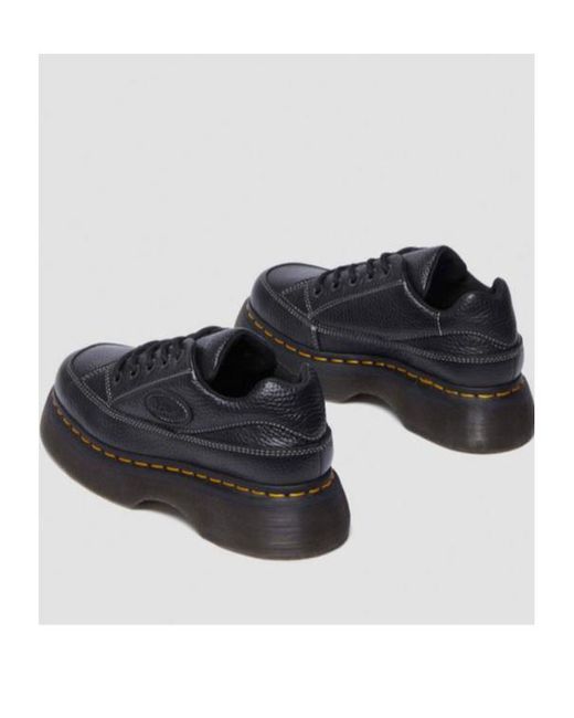 Dr. Martens Black Buzz 5-Eye Milled Nappa Leather Shoes