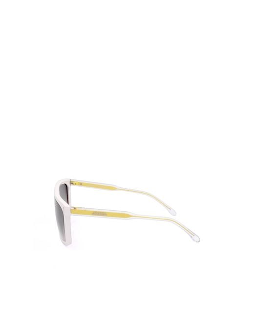Isabel Marant White Square Frame Sunglasses