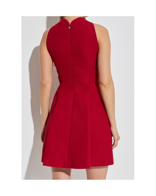 Versace Red Wool Blend Dress