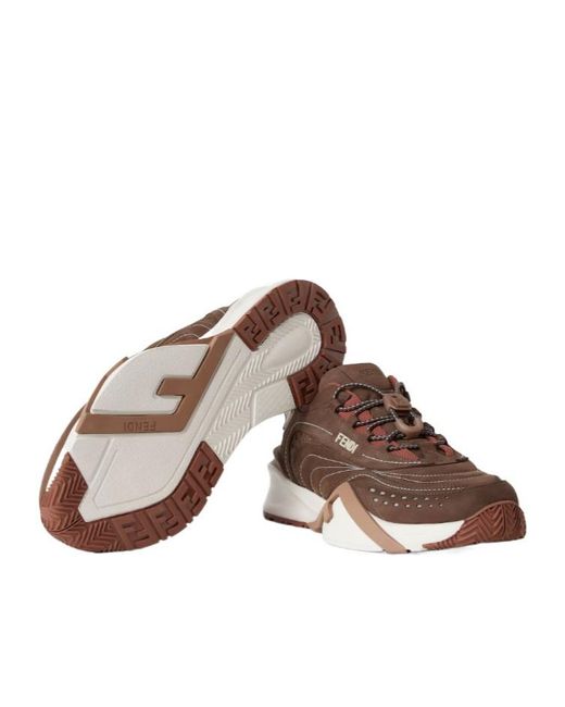 Fendi Brown Sneakers