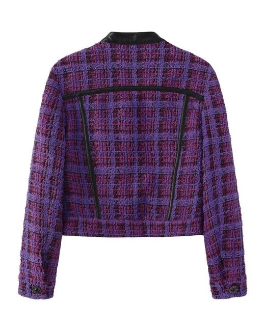 Marissa Chiara Purple Zip-Up Jacket