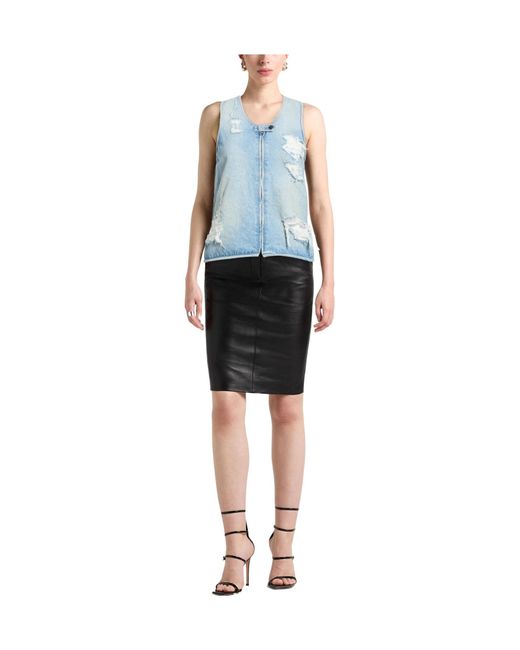 Maison Margiela Blue Lightwash Denim Gilet