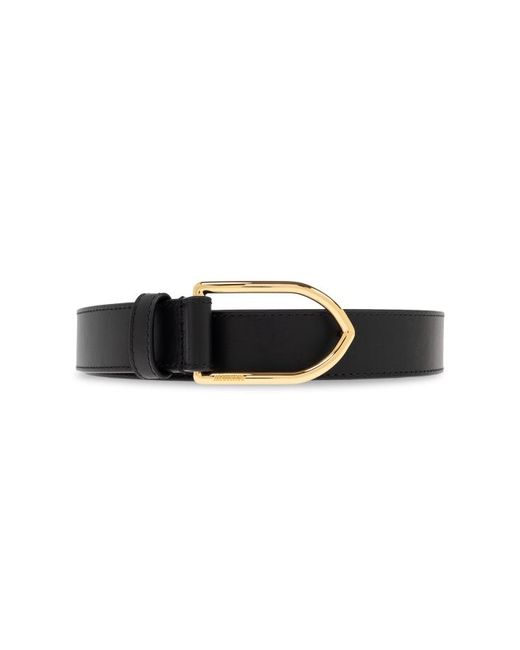Jacquemus Black Bambino Slim Leather Belt for men