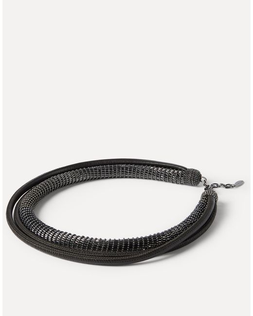 Brunello Cucinelli Metallic Adjustable Necklace