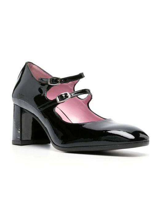 CAREL PARIS Black Carel Alice Mary Janes Pumps