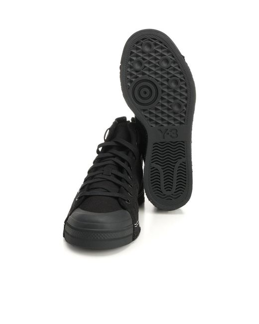 Y-3 Black X Neighborhood Nizza Hi Sneakers for men