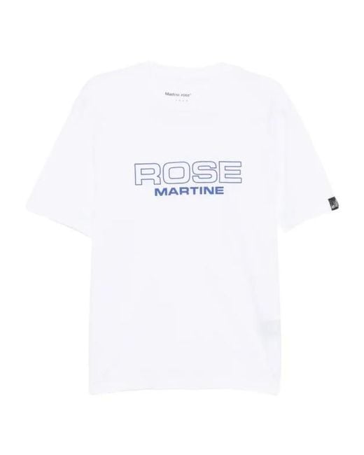 Martine Rose White Classic T-Shirt for men