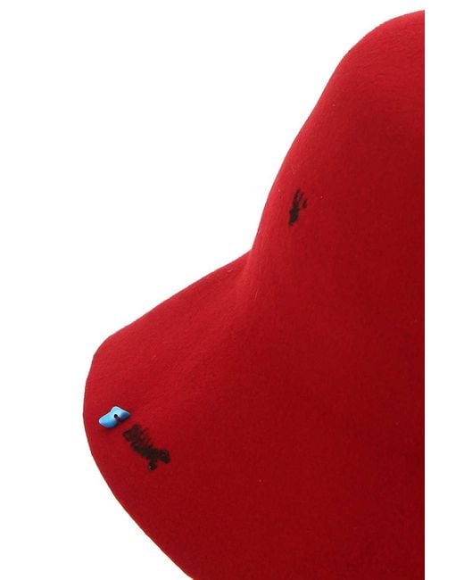 SUPERDUPER Red Superduper Hats Freya Bucket Hat for men