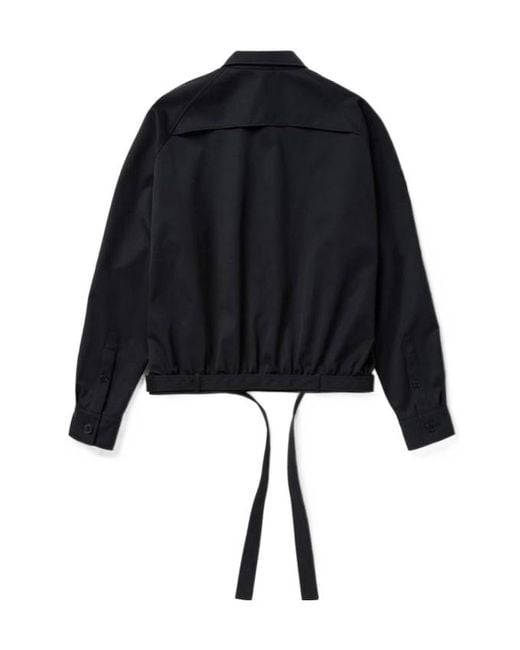 1989 STUDIO Black Belted Shirt Jacket