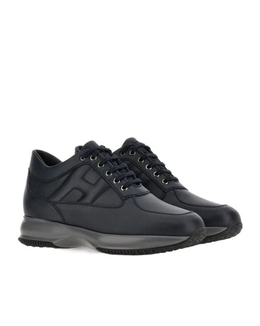 Hogan Black Sneakers Interactive for men