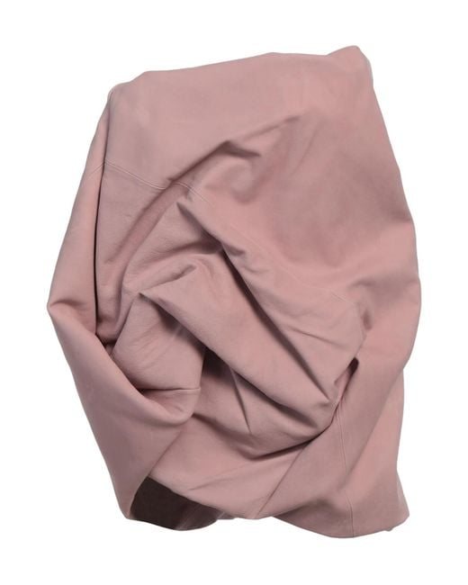 Rick Owens Pink Plain Colour Top