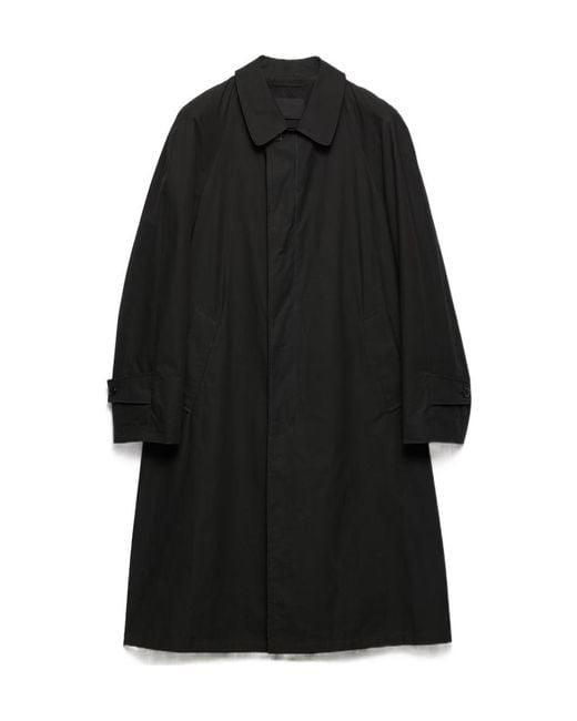 Prada Black Cotton Coat for men