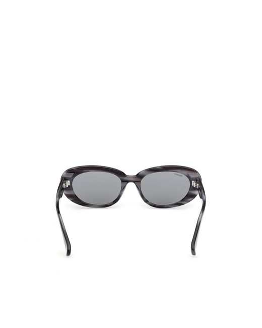 Max Mara White Oval Frame Sunglasses