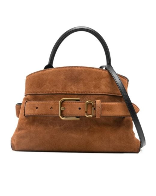 Marc Jacobs Brown Belted Small Top Handle Bag
