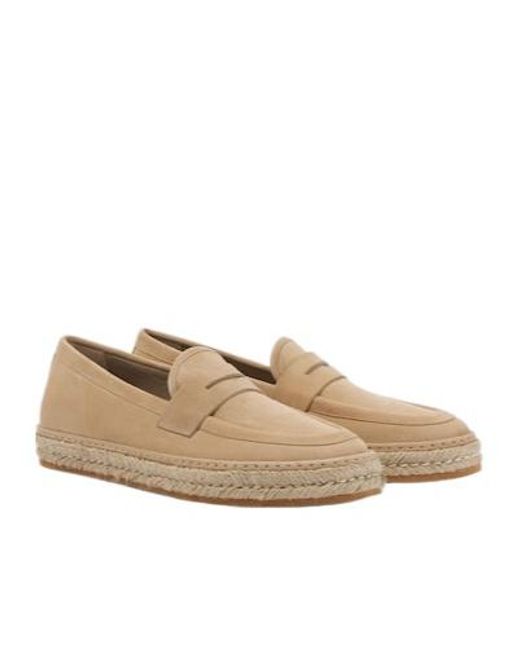 Giorgio Armani Natural Minimalist Classic Loafers for men