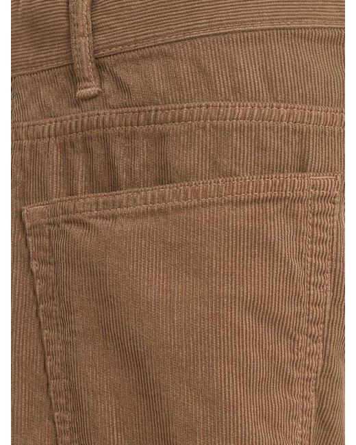 The Row Brown Eglitta Cotton Corduroy Flared Pants