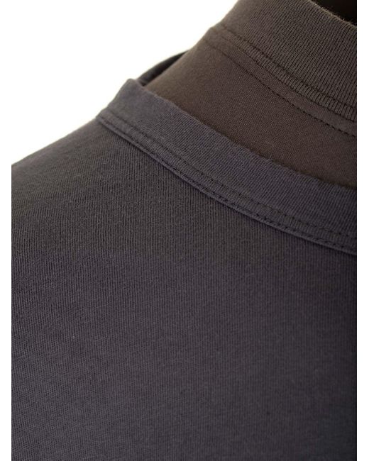 Magliano Gray Trauma Crewneck Long Sleeved T-Shirt for men