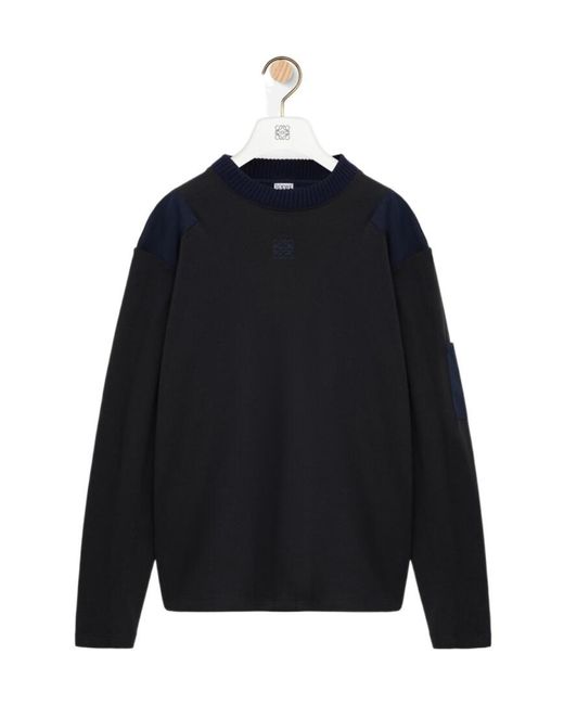 Loewe Blue Long-Sleeved Top
