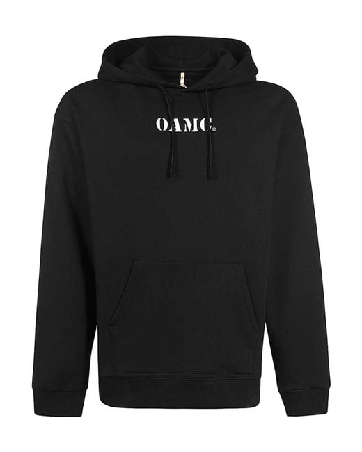 OAMC Black Midstream Organic Cotton Hoodie for men