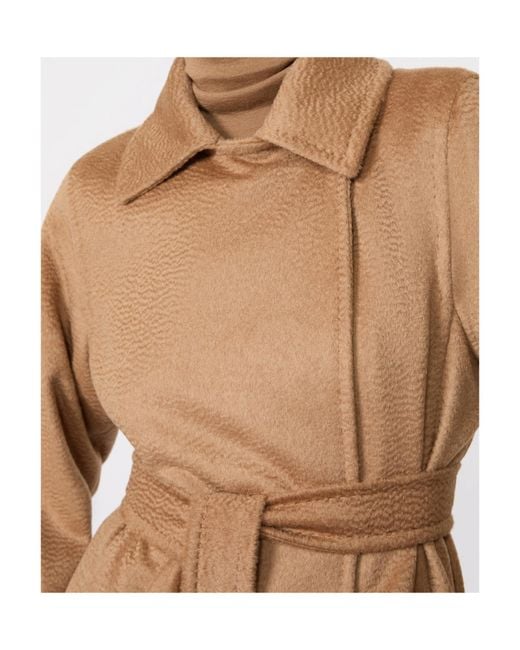 Max Mara Natural Manuela Belted Coat