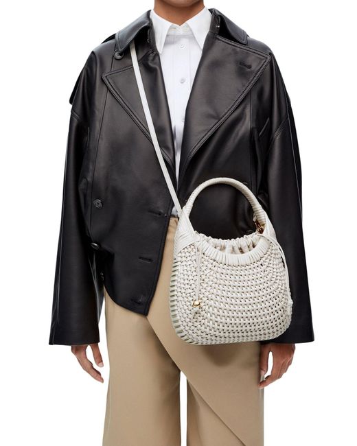 Loewe White Diamond Hobo Bag