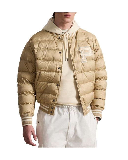 Polo Ralph Lauren Natural Cropped Down Jacket for men