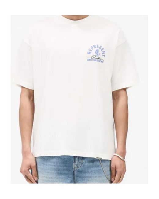 Represent White Competition Department T-Shirt for men