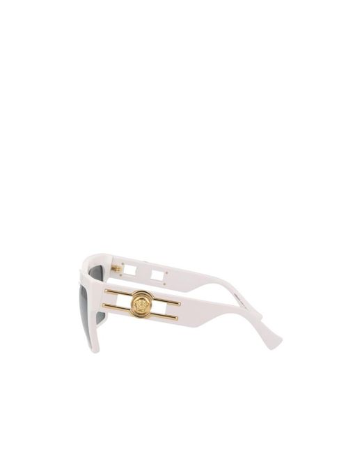 Versace Gray Square-Frame Sunglasses