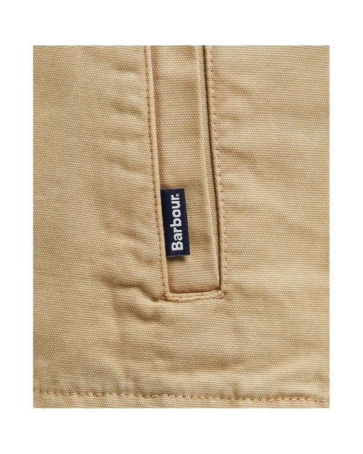Barbour Natural Button-Down Shirt Jacket for men