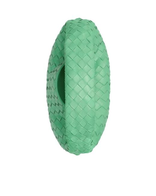 Bottega Veneta Green Small Hop Shoulder Bag
