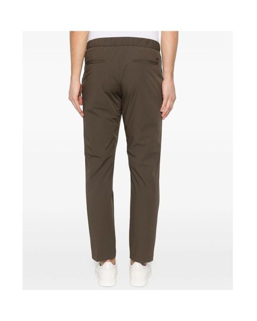 Herno Gray Drawstring Trousers for men